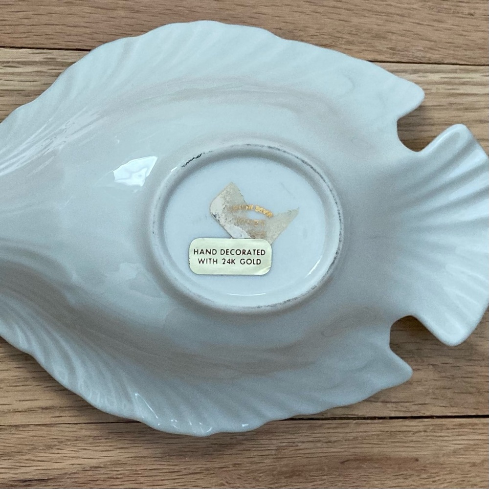 Vintage Lenox Classic Off White Porcelain Trinket, Candy, DOVE dish, 24K Trim - Picture 5 of 13
